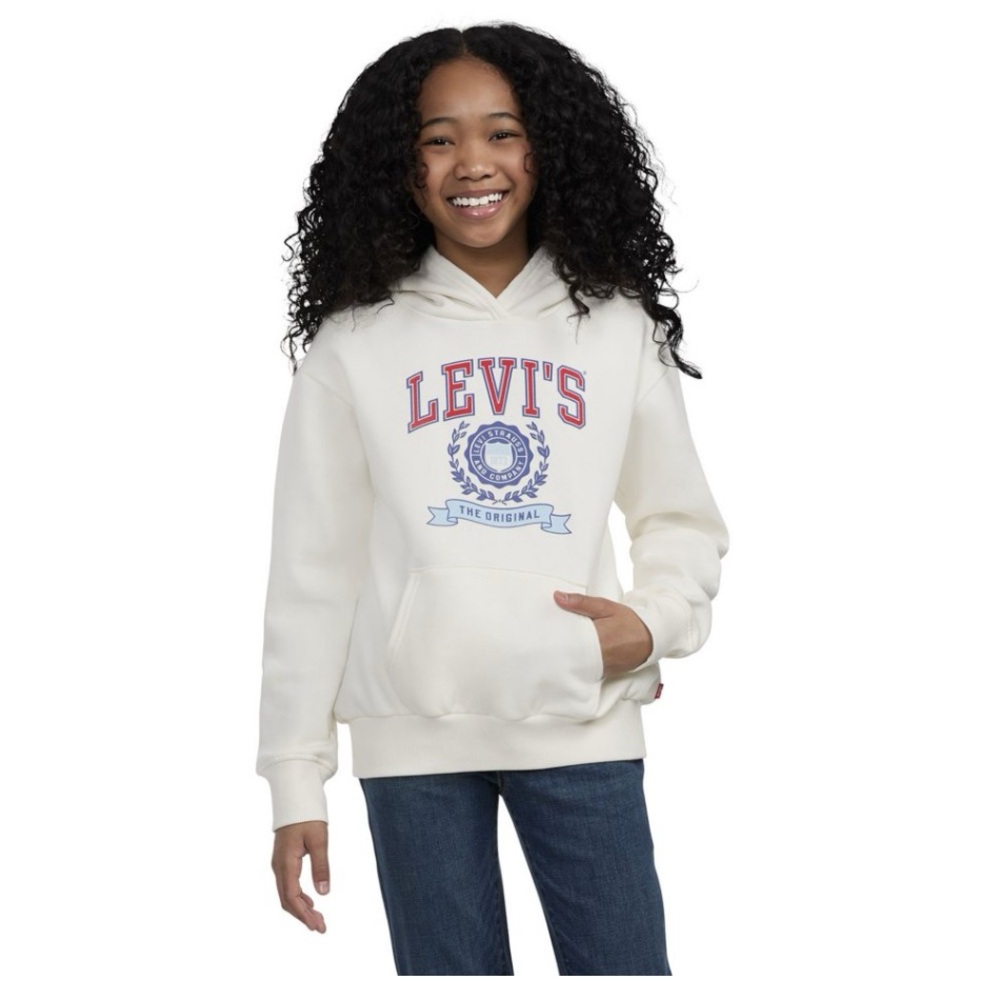 Levi's Kids Off-White Hoodie with Logo